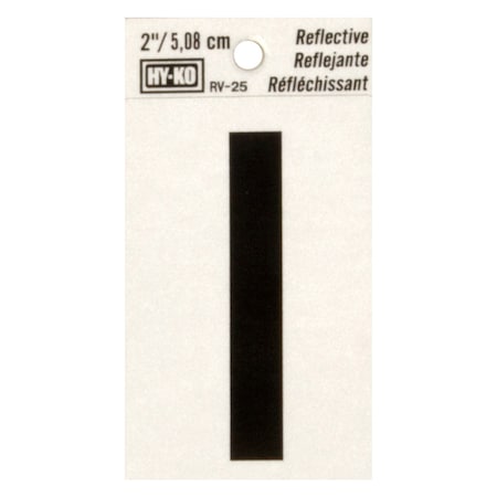 Hy-Ko 2In Reflective Letter I, 10PK B00421